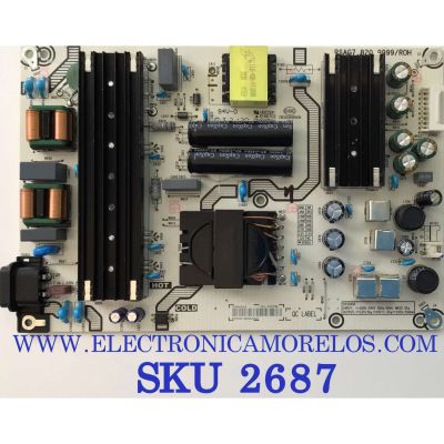 FUENTE DE PODER PARA TV TOSHIBA / NUMERO DE PARTE 298323 / RSAG7.820.9999/ROH / HLL-9999WL / CQC13134095636 / PANEL HD650Y1U72-TBL2K2/S0/SM/MCKD3A/ROH / DISPLAY HV650QUB-F70 / MODELO 65C350KU 65C350U